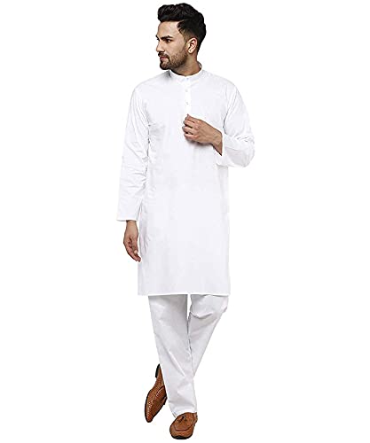 Goodluck Mens Kurta & Pyjama Set Cotton Blend (42)-image-31