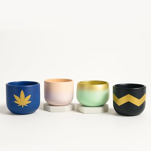 Image of Urban Plant Terracotta Pot - Trendy Planter for Modern Home & Garden Spaces (Terracotta Gems - Set of 4)