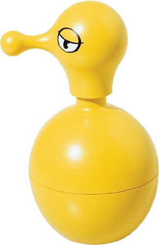 Alessi AMGI01 Y Dosatore per Sapone, Riempibile, in Resina Termoplastica, Giallo