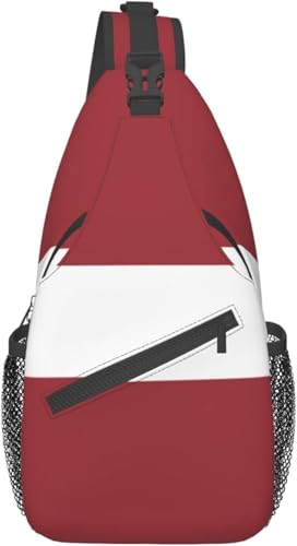 Morrales De Senderismo Unisex Con Bandera Letona miniatura 1