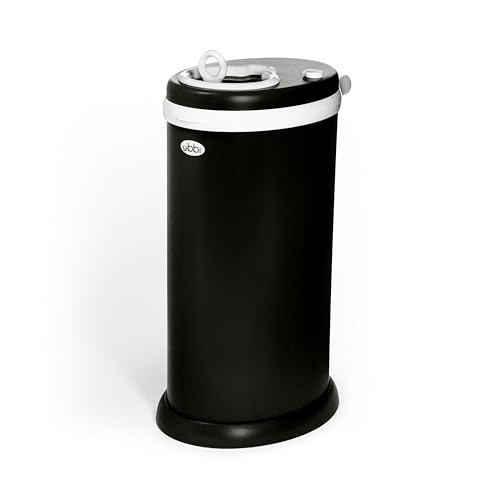 Ubbi Steel Diaper Pail, Odor Locking, No Special Bag Required,