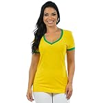 Camiseta brasil lisa fenomenal (G, Amarelo) 11 315XDBpyorL. SS150