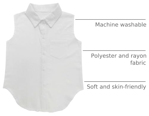 Image of Girls Plaid Sleeveless Button Down Shirt Summer Crop Tops Tie Knot Blouse Tank Tops 4-13Y