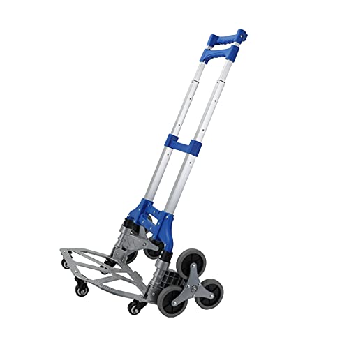 Carrito plegable portátil de aluminio para escaleras miniatura 1