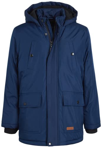 Cherokee Abrigo de invierno para niño, resistente al agua, aislante, parka de esquí/snowboard (8-18), Azul marino oscuro, 8