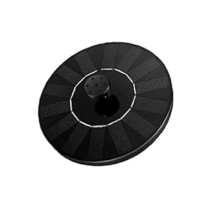 TongICheng Solar Water Fontein, Pomp Vogelbad Drijvende Vrijstaande voor Outdoor Tuin Vijver Pool Decoratie Tuin…