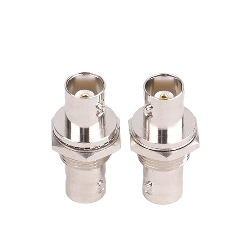 Conector BNC hembra a hembra para panel de chasis pack de 10 unidades 6