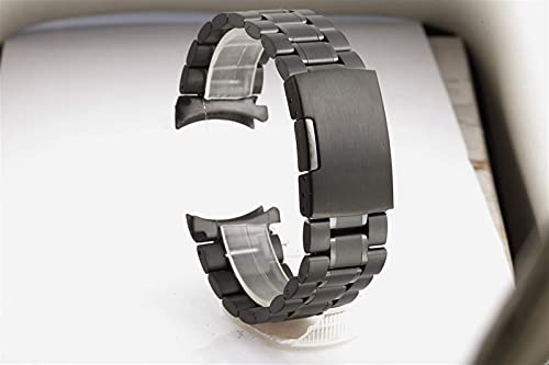 Bracelet montre 22mm acier inoxydable de qualité maillons argentés