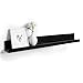 InPlace Shelving 9084684 Floating Shelf with Picture Ledge, Black, 72-Inch Wide by 4.5-Inch Deep by 3.5-Inch High
