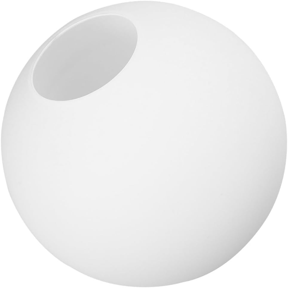 Holibanna Frosted Glass Lampshade 5.11 Inch Round Replacement Globe Lamp Cover for Ceiling Light Fixture Decorative Textured Sphere Shade