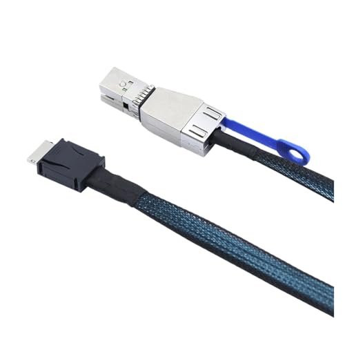 Image of DLAHPJPT 1.0M MI NI S*A*S HD SFF-8644 42P Male to PCIE 4.0 OCuLink 4i SFF-8611 Controller Cable