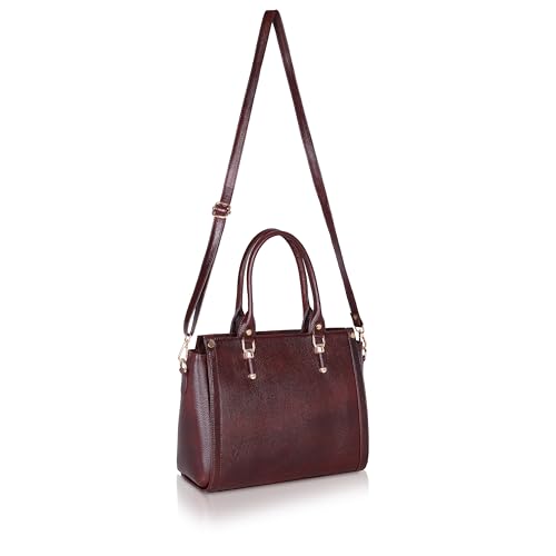 Image of DORPER MONEY HILL Durable Leather Satchel Bag for Women Genuine Handbag