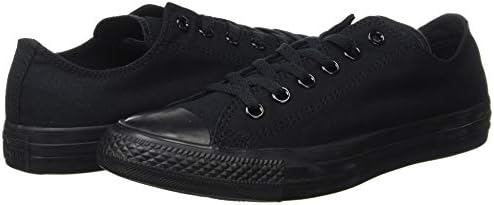 Converse Unisex Chuck Taylor All Star Low Top Black Monochrome Sneakers - US Men 8.5 / US Women 10.5 | Image 6