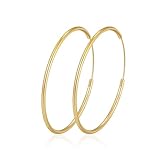MOROTOLE Pendientes de Aro Oro Para Mujer Grandes Aros Dorados Pendientes Dorados Para Mujer Aros de Oro