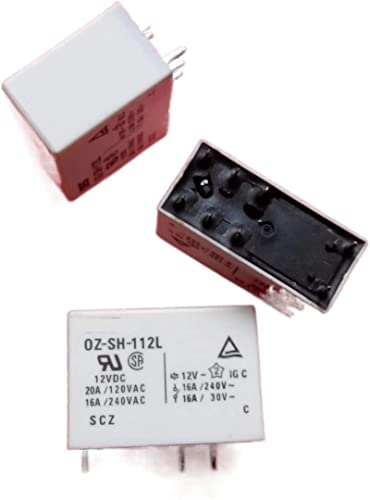 Relais OZ-SH-112L 12VDC haute fiabilité en lot de 10 pièces