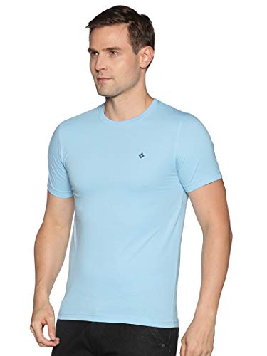 Image of Dollar Cotton Rich Fabric Solid Men's T-Shirt | Chest Logo Branding | Wide Array of Attractive Colours