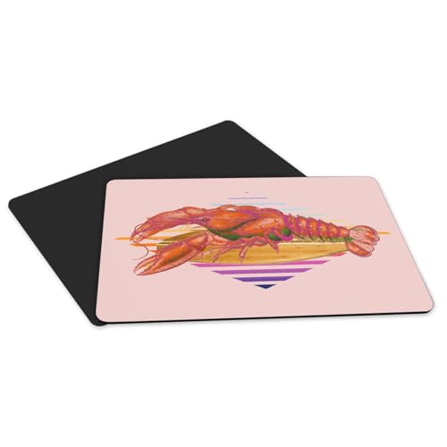 Grand set de table rose antidérapant lavable pour protection de table - 5