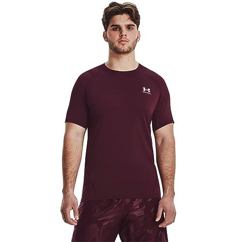Image of Under Armour Men's UA HG Armour Comp SS Short Sleeve Functional Shirt Quick Dry T-Shirt with Compression Fit