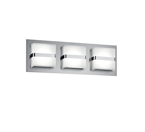 Preisvergleich Produktbild Trio Leuchten LED-Wandleuchte Canturo, nickel matt / acryl weiß, 275770307