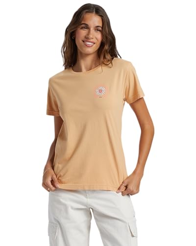 Image of Roxy Womens Boyfriend Crew T-Shirt, Casual Relaxed Fit Crew Neck Tee Short Sleeve Cotton Basic Shirt Everyday Comfort