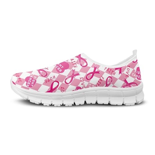 Image of Floral Sneakers for Women Colorful Art Shoes for Women Slip On Casual Work Shoes