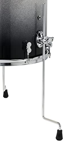 PDP By DW 7-Piece Concept Maple Shell Pack with Chrome Hardware Silver to Black Fade - Image 5
