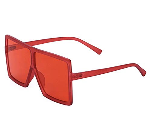 W&Y YING Square Oversized Sunglasses for Women Big Large Men fashion shield3