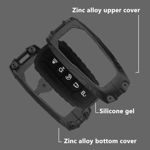 Funda para llavero Ford F150 Transit evita roturas carcasa metálica Lincoln negra 5