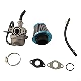 Carburatore a mano da 19 mm con filtro dell'aria per moto da 50 cc, 70 cc, 90 cc, 110 cc, 125 cc, modello PZ19, compatibile con ATV e kart con 4 motori