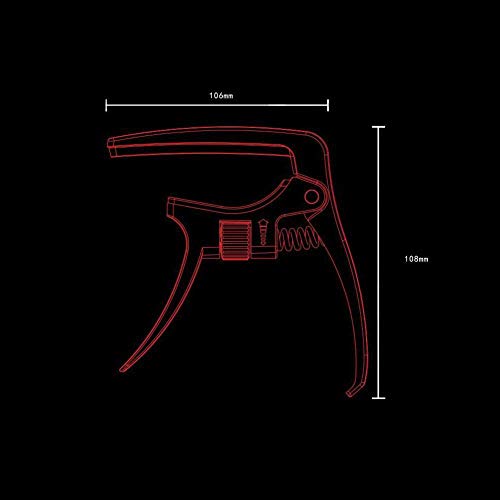 EURYTKS Accessoires d’instruments de Musique Ukulele Capo Professionnels, réglage de la Force de Serrage Capo Capo de… - Les Beatles, Paul McCartney, John Lennon, RIngo Starr, George Harrison EURYTKS Accessoires d'instruments de Musique Ukulele Capo Professionnels, réglage de la Force de Serrage Capo Capo de… – Image 4