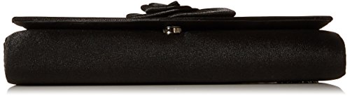 Damara Borsa da donna in raso pieghettata fiore