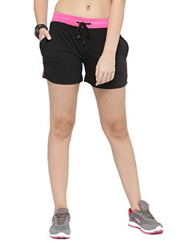 Image of UZARUS Women's Cotton Sports Gym Causal Shorts - Pack of 2