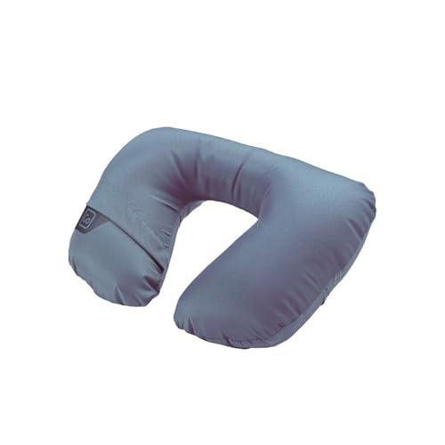 Almohada Inflable de Viaje Azul Ergónomica miniatura 1