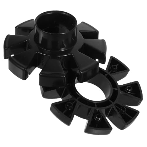 BESTonZON Ombrellone A Disco Oscillante Manuale Multifunzionale Parasole Ombrellone da Spiaggia con Protezione UV da Giardino da Spiaggia