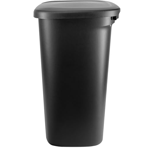 Caneca de Basura Rectangular Negra 20.4 Galones miniatura 3