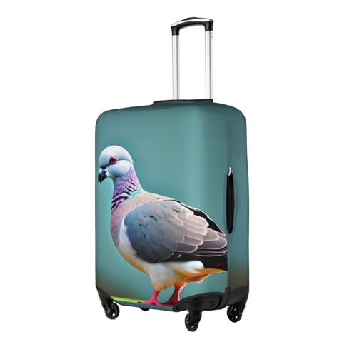 cartoon pigeon 4 print Anti-scratch Luggage Cover, Luggage Protective Case, Washable Luggage Cover2
