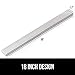 GORILLA GRIP Stainless Steel Magnetic Knife Holder for Wall, 18 Inch, Multi-Purpose Magnet Bar for Knives, Tools, Art Supplies, Heavy Duty Strip Holds Up to 6 lbs, Kitchen Organizer, Drilling Required