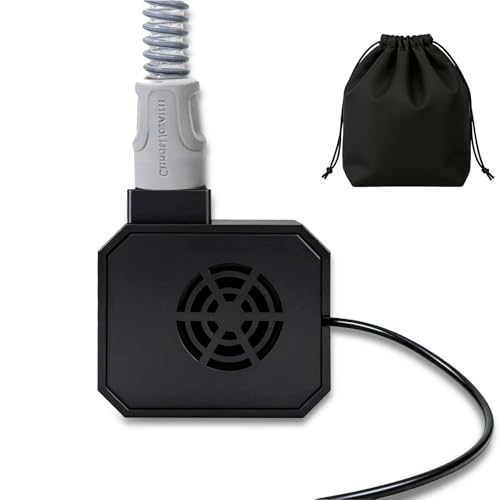 CPAP Hose Dryer & Tube Blower Fan for Universal 22mm Tubes - Quick-Dry Cleaner for Resmed Airsense 11 10 Tubing, BIPAP & Major Brands, Portable Travel Cleaning Supplies Kit (Black)