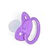 Littletude Purple Adult Sized Pacifier Dummy for Adult Babies, Large Handle, Large Shield.