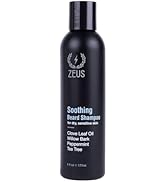 ZEUS Soothing Beard Shampoo, Specialized Face & Hair Wash for Dry & Sensitive Skin, Anti-Dandruff...