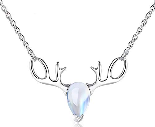 Preisvergleich Produktbild Weihnachtshalsketten Geschenk Weihnachtsgeschenk 925 Silber Farbe Bilderrahmen Anhänger Halskette Frau Charme / Klassische Aussage Halskette Edlen Schmuck