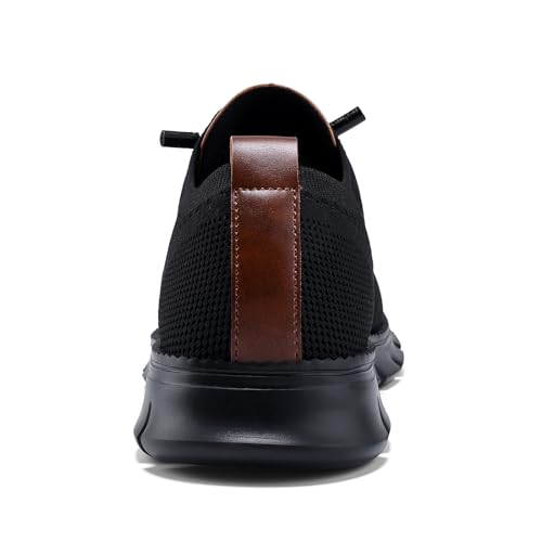 Image of Wearbreeze Men's Business Casual Oxford Sneakers - Lightweight Lace-Up Dress Shoes for Work, Travel & Daily Commute