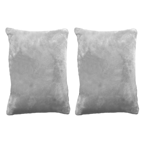 Almohada pequeña - Paquete de 2 cojines de avión de 11 x 7 pulgadas | Almohada de Apoyo de Felpa Suave para Cuello, muñeca, Cintura, Rodilla, Comodidad | Mini almohadas de viaje: niños, mascotas,