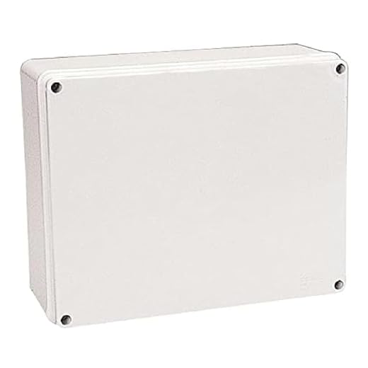 POLY POOL | PP0295 Caja de derivación exterior para cubrir el cuadro eléctrico - de pared rectangular - Caja de derivación corriente doméstica