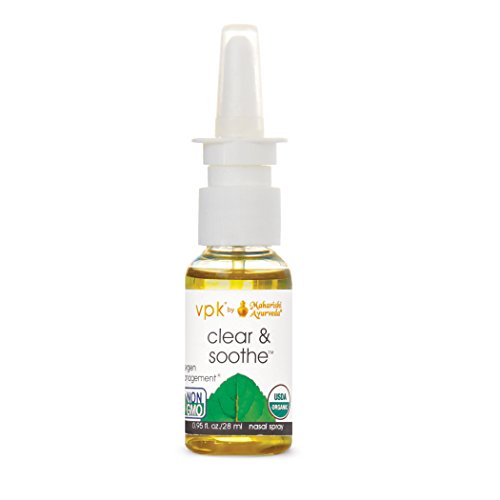 Organic Clear & Soothe | 0.95 fl. oz. | Herbalized Sesame Oil | Natural Nasal Lubricant to Maintain  - //coolthings.us