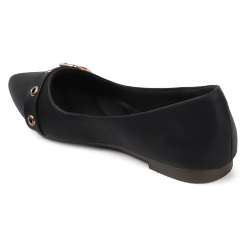 Image of Sukun FBC 99 Women's Bellies Flats Lightweight, Comfortable Slip-On Pointed Toe Shoes for Office, Casual | Stylish, Durable & Comfy