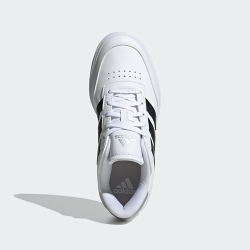 adidas Adidas Womens CourtBlock White/Black/Silver Metallic 10
