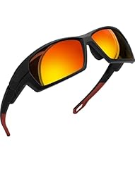 Black Frame Mirrored Orange Lens