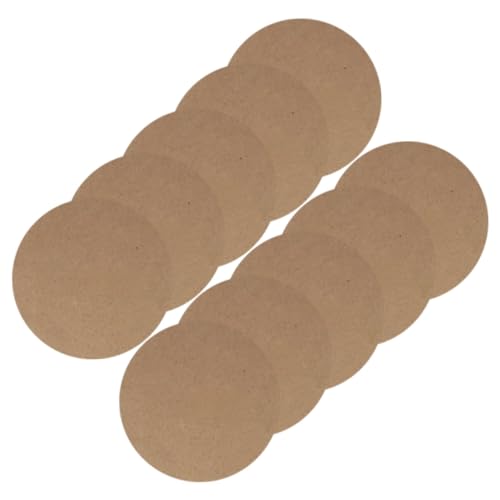 DOITOOL DIY Clay Board 10pcs Pottery Air Drying Clay Mats Blank Wood Pottery Boards