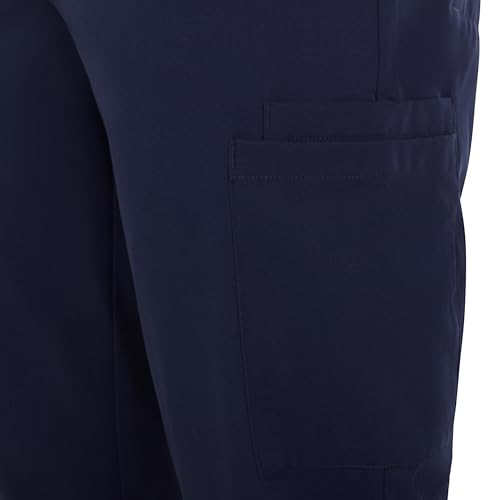 Pantalon pyjama PureStretch extensible coupe slim bleu nuit Velilla - 4